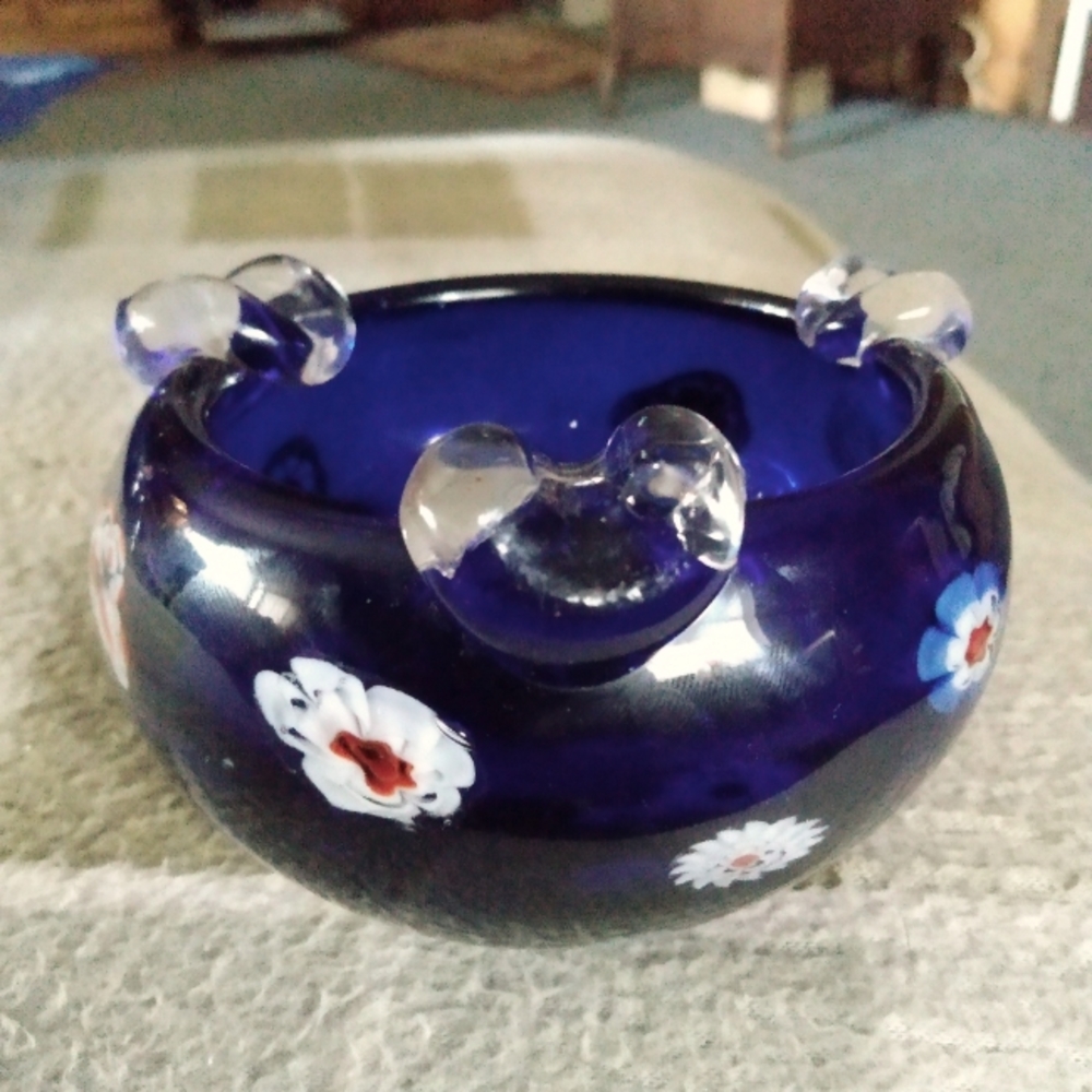 Vintage Murano Ashtray w Error